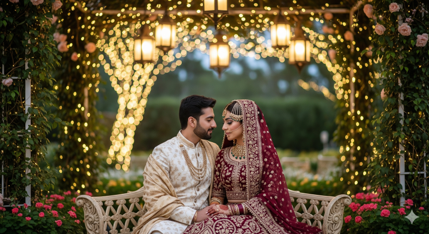 Pakistani Bride and Groom